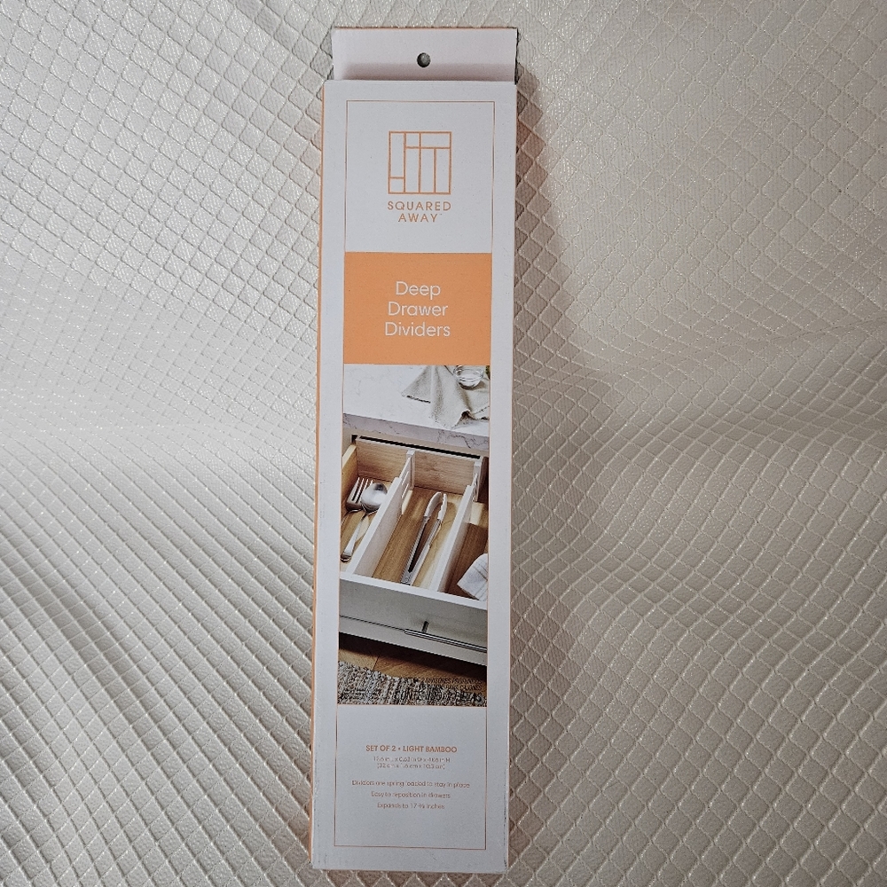 Bamboo Deep Drawer Dividers